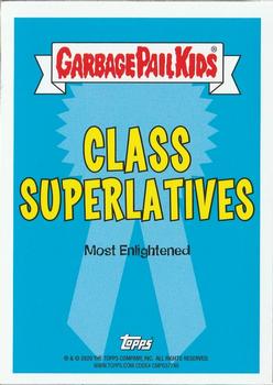 2020 Topps Garbage Pail Kids: Late to School - Class Superlatives #1b Enlightened Lyle Back