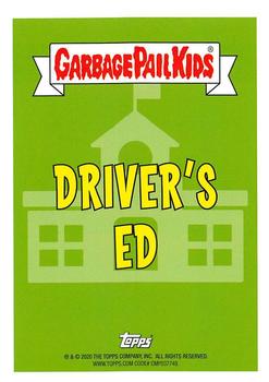 2020 Topps Garbage Pail Kids: Late to School - Faculty Lounge #6b Driver's Edie Back
