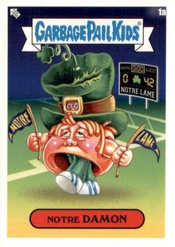 2020 Topps Garbage Pail Kids: Late to School - GPK Mascots #1a Notre Damon Front