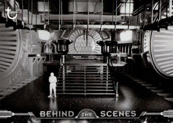 2020 Topps Star Wars Return of the Jedi Black & White - Behind the Scenes #BTS-22 Emperor's Throne Room Maquette Front
