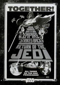 2020 Topps Star Wars Return of the Jedi Black & White - Posters #P-4 Star Wars Marathon Poster Front