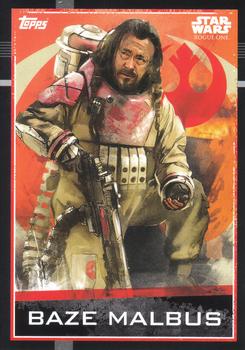 2016 Topps Star Wars Rogue One (German Edition) #66 Baze Malbus Front