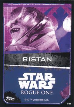 2016 Topps Star Wars Rogue One (German Edition) #68 Bistan Back