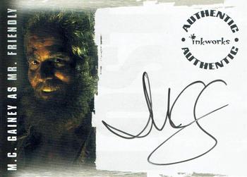 2006 Inkworks Lost Revelations - Autographs #A-9 M.C. Gainey as Mr. Friendly Front