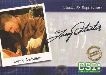 2004 Strictly Ink CSI Series 2 - Autographs #CSI-B13 Larry Detwiler Front