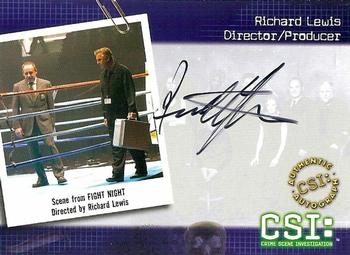 2004 Strictly Ink CSI Series 2 - Autographs #CSI-B15 Richard Lewis Front