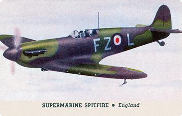 1940 Card-O Aeroplanes Series B (R112-3) #NNO Supermarine Spitfire Front
