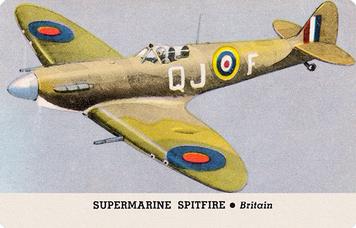 1940 Card-O Aeroplanes Series B (R112-3) #NNO Supermarine Spitfire Front