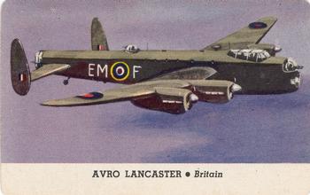 1941 Card-O Aeroplanes Series D (R112-5) #NNO Avro Lancaster Front