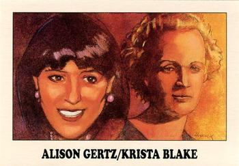 1993 Eclipse AIDS Awareness #19 Alison Gertz / Krista Blake Front