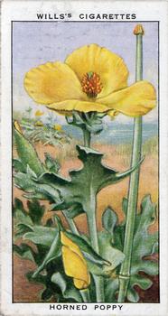 1938 Wills's The Sea-Shore #47 Horned Poppy Front