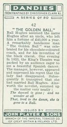 1932 Player's Dandies (Small) #42 Edward Hughes Ball Hughes Back
