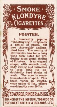 1908 Ringer's Dogs Series #1 Pointer Back