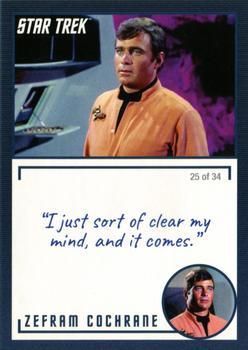 2020 Rittenhouse Star Trek The Original Series Archives & Inscriptions #46 Zefram Cochrane Front