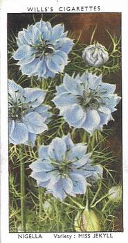 1939 Wills's Garden Flowers #33 Nigella Front