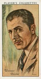 1934 Player's Film Stars #4 Warner Baxter Front