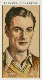 1934 Player's Film Stars #11 Gary Cooper Front