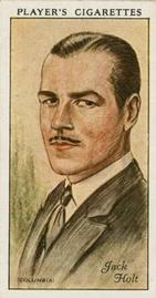 1934 Player's Film Stars #27 Jack Holt Front