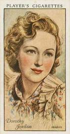 1934 Player's Film Stars #28 Dorothy Jordan Front