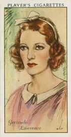 1934 Player's Film Stars #31 Gertrude Lawrence Front