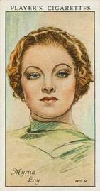 1934 Player's Film Stars #33 Myrna Loy Front