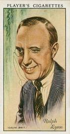 1934 Player's Film Stars #35 Ralph Lynn Front