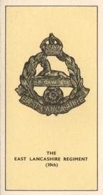 1938 Walters' Palm Toffee Some Cap Badges of Territorial Regiments #2 The East Lancashire Regiment (30th) Front
