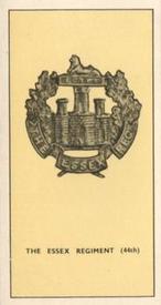 1938 Walters' Palm Toffee Some Cap Badges of Territorial Regiments #6 The Essex Regiment (44th) Front