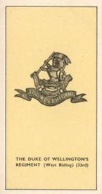 1938 Walters' Palm Toffee Some Cap Badges of Territorial Regiments #14 The Duke of Wellington's Regiment (West Riding) (33rd) Front