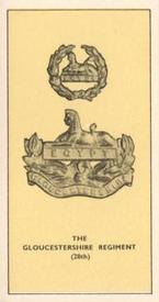 1938 Walters' Palm Toffee Some Cap Badges of Territorial Regiments #28 The Gloucestershire Regiment (28th) Front