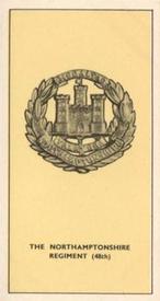 1938 Walters' Palm Toffee Some Cap Badges of Territorial Regiments #35 The Northamptonshire Regiment (48th) Front
