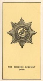 1938 Walters' Palm Toffee Some Cap Badges of Territorial Regiments #38 The Cheshire Regiment (22nd) Front