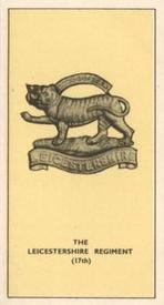 1938 Walters' Palm Toffee Some Cap Badges of Territorial Regiments #40 The Leicestershire Regiment (17th) Front