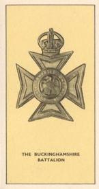 1938 Walters' Palm Toffee Some Cap Badges of Territorial Regiments #44 The Buckinghamshire Battalion (The Oxfordshire and Buckinghamshire Light Infantry) Front