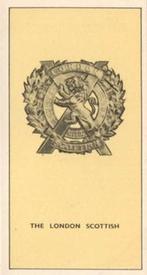 1938 Walters' Palm Toffee Some Cap Badges of Territorial Regiments #45 The London Scottish Front