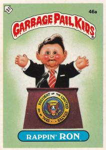 1985 Topps Garbage Pail Kids Series 2 (UK) #46a Rappin' Ron Front
