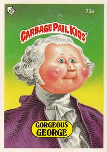 1985 Topps Garbage Pail Kids Series 2 (UK) #73a Gorgeous George Front