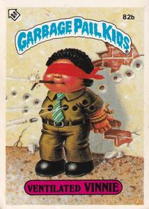 1985 Topps Garbage Pail Kids Series 2 (UK) #82b Ventilated Vinnie Front