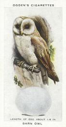 1939 Ogden's British Birds and Their Eggs #24 Barn Owl Front
