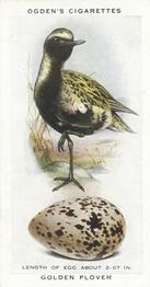 1939 Ogden's British Birds and Their Eggs #29 Golden Plover Front