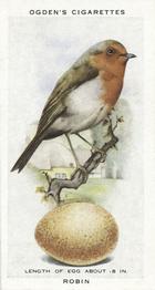1939 Ogden's British Birds and Their Eggs #33 Robin Front