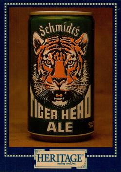 1993 Heritage Beer Cans Around The World #2 Schmidt's Tiger Head Ale Front