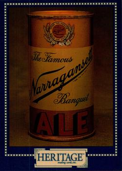1993 Heritage Beer Cans Around The World #9 Famous Narragansett Ale Front