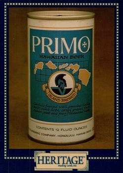 1993 Heritage Beer Cans Around The World #14 Primo Hawaiian Beer Front