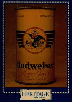 1993 Heritage Beer Cans Around The World #16 Budweiser Lager Beer Front