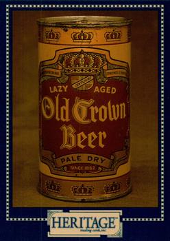 1993 Heritage Beer Cans Around The World #24 Old Crown Lazy Aged Beer Front