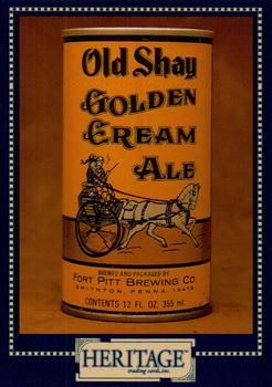 1993 Heritage Beer Cans Around The World #28 Old Shay Golden Cream Ale Front