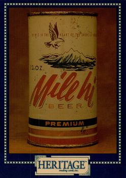 1993 Heritage Beer Cans Around The World #34 Mile HI Beer Front
