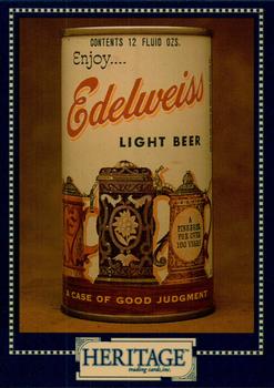 1993 Heritage Beer Cans Around The World #45 Edelweiss Light Beer Front
