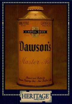 1993 Heritage Beer Cans Around The World #46 Dawson's Master Ale Front